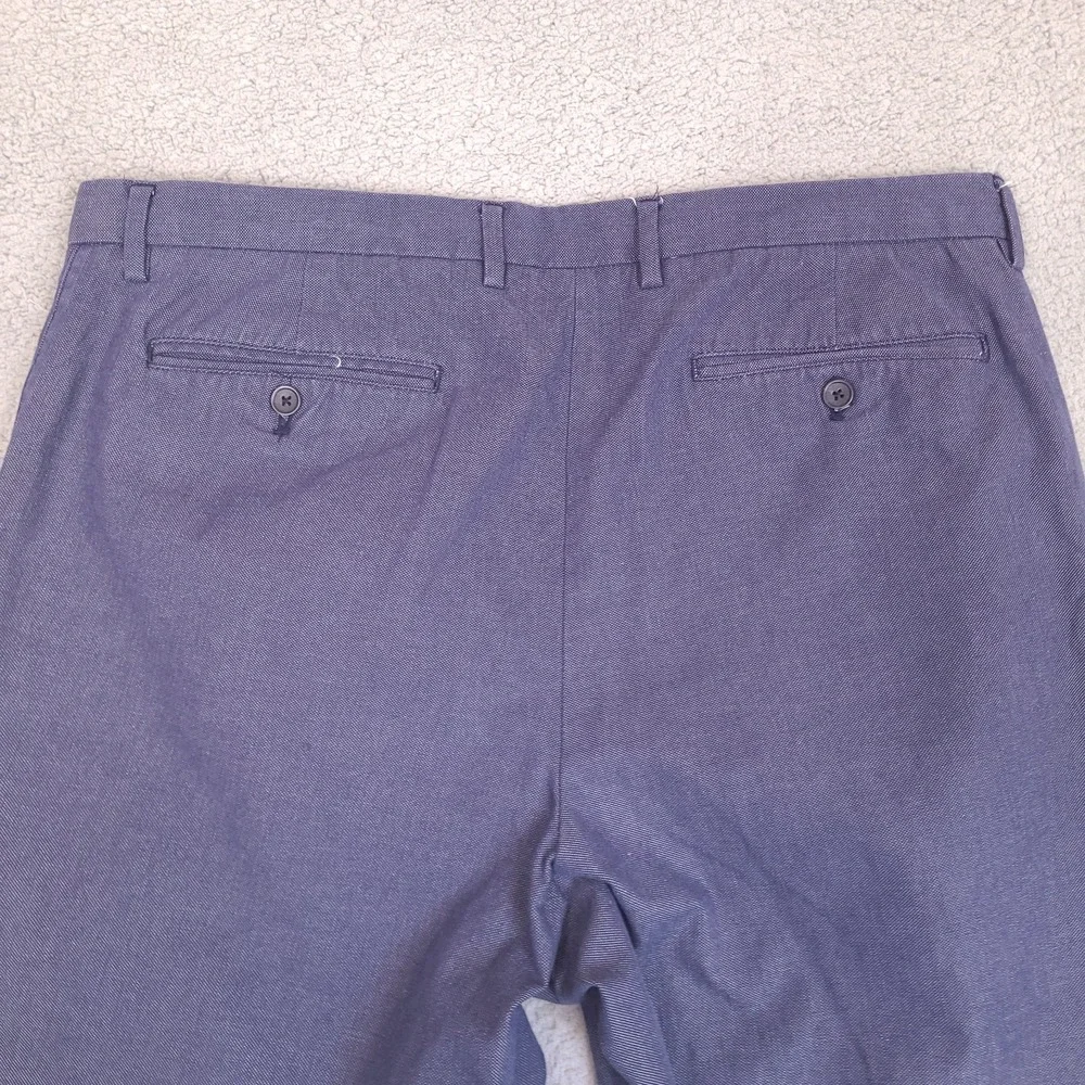 Banana Republic Pants Mens 38x31 Blue Kentfield Straight Flat Front Chino‎ Dress